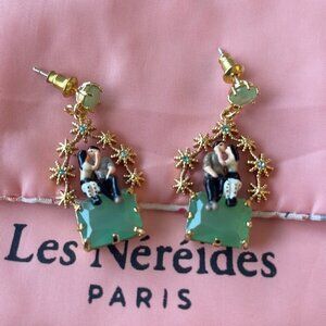 Les Nereides Parisian lovers earrings.